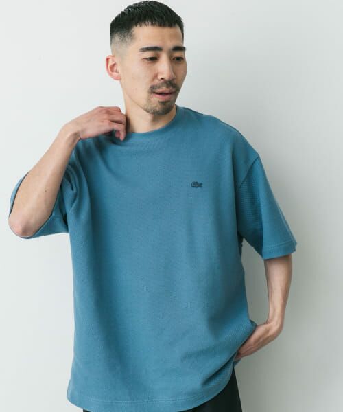別注』LACOSTE×DOORS thick pique crew ShortSleeve （Tシャツ