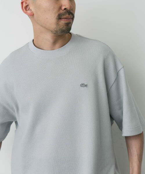 『別注』LACOSTE×DOORS　thick pique crew ShortSleeve URBAN RESEARCH DOORS｜『別注』LACOSTE*DOORS thick pique crew