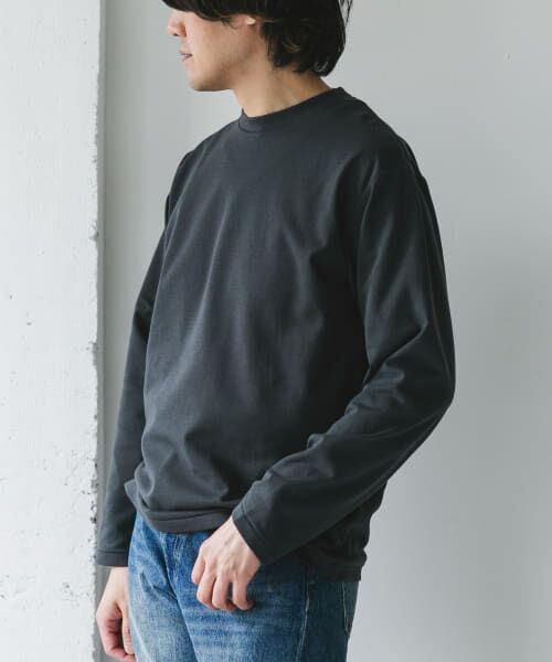 URBAN RESEARCH DOORS/アーバンリサーチ ドアーズ 『イージーケア』ポンチ ロングスリーブ Tシャツ INK BLACK L URBAN RESEARCH DOORS/アーバンリサーチ ドアーズ 『イージーケア』ポンチ ロングスリーブ Tシャツ INK BLACK L