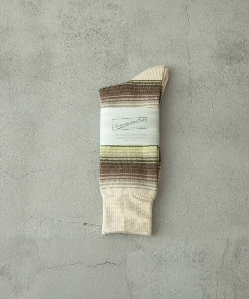 URBAN RESEARCH DOORS/アーバンリサーチ ドアーズ 『別注』Anonymous Ism×DOORS サラペボーダークルー IVORY - URBAN RESEARCH DOORS/アーバンリサーチ ドアーズ 『別注』Anonymous Ism×DOORS サラペボーダークルー IVORY -