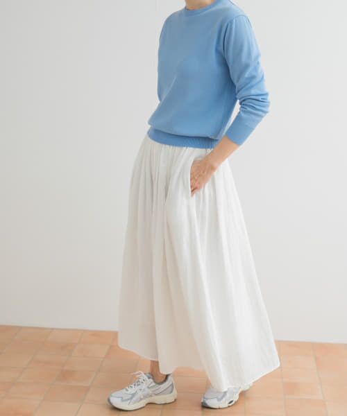 URBAN RESEARCH DOORS/アーバンリサーチ ドアーズ ダブルガーゼボリュームスカート OFF M URBAN RESEARCH DOORS/アーバンリサーチ ドアーズ ダブルガーゼボリュームスカート OFF M