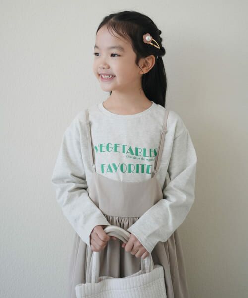 URBAN RESEARCH DOORS/アーバンリサーチ ドアーズ 『WEB/一部店舗限定サイズ』ロゴプリントロングTシャツ(KIDS) TOP GRAY 105 URBAN RESEARCH DOORS/アーバンリサーチ ドアーズ 『WEB/一部店舗限定サイズ』ロゴプリントロングTシャツ(KIDS) TOP GRAY 105
