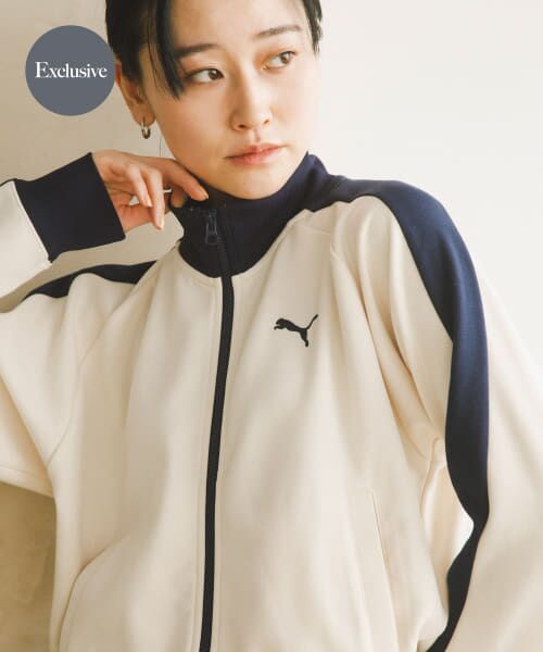 URBAN RESEARCH DOORS/アーバンリサーチ ドアーズ 『別注』PUMA×DOORS T7 TRACK JACKET IVO×NVY M URBAN RESEARCH DOORS/アーバンリサーチ ドアーズ 『別注』PUMA×DOORS T7 TRACK JACKET IVO×NVY M