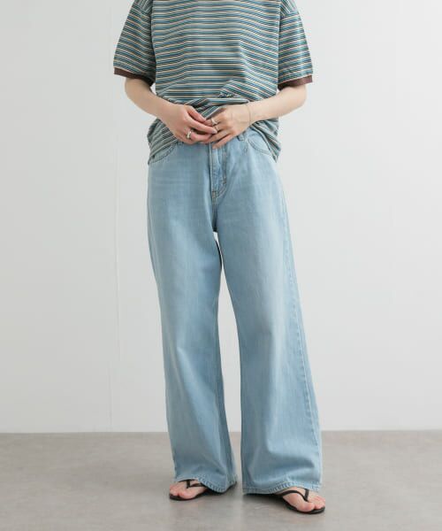 URBAN RESEARCH ライトブルーデニムワイドパンツ WEB限定』ワイドデニム（デニムパンツ）｜SENSE OF PLACE by
