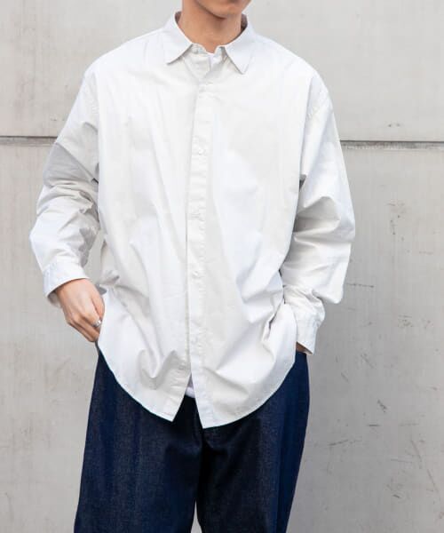 URBAN RESEARCH DOORS/アーバンリサーチ ドアーズ FORK & SPOON ガーメントダイロングスリーブシャツ LIGHTGRAY 4 URBAN RESEARCH DOORS/アーバンリサーチ ドアーズ FORK & SPOON ガーメントダイロングスリーブシャツ LIGHTGRAY 4