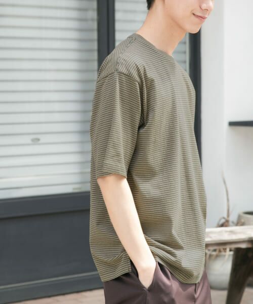 URBAN RESEARCH DOORS/アーバンリサーチ ドアーズ FORK & SPOON マルチカラーボーダーTシャツ GREEN 4 URBAN RESEARCH DOORS/アーバンリサーチ ドアーズ FORK & SPOON マルチカラーボーダーTシャツ GREEN 4