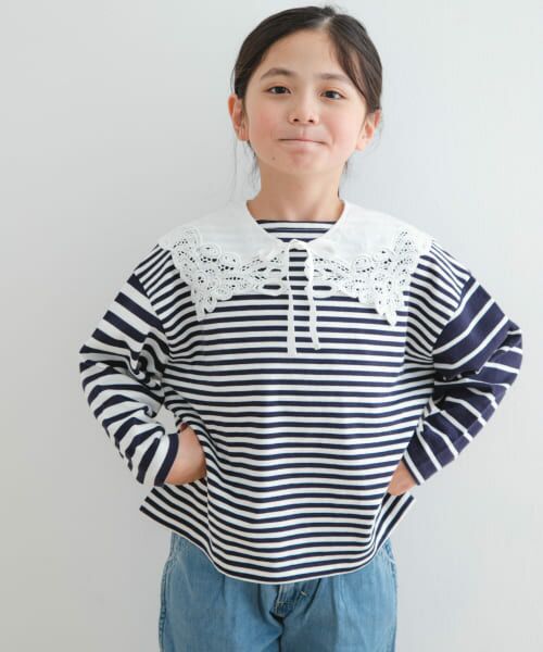 URBAN RESEARCH DOORS/アーバンリサーチ ドアーズ ジュース Pure white lace collar sailor white FREE URBAN RESEARCH DOORS/アーバンリサーチ ドアーズ ジュース Pure white lace collar sailor white FREE