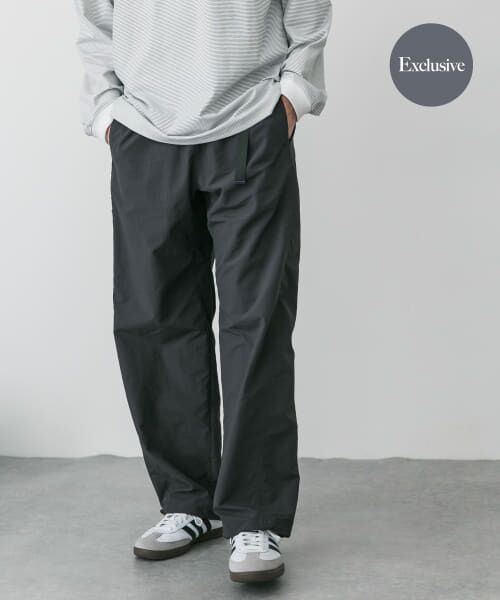 URBAN RESEARCH DOORS/アーバンリサーチ ドアーズ 『別注』BURLAP OUTFITTER×DOORS Supplex Nylon Pants RAVEN L URBAN RESEARCH DOORS/アーバンリサーチ ドアーズ 『別注』BURLAP OUTFITTER×DOORS Supplex Nylon Pants RAVEN L
