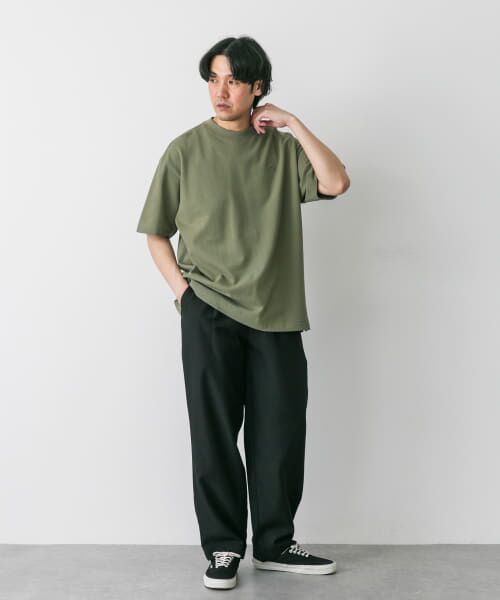 『別注』LACOSTE×DOORS　moss stitch ShortSleeve T-shirts LACOSTE tシャツ 「別注」LACOSTE×DOORS moss stitch