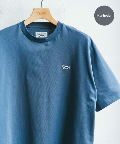 URBAN RESEARCH DOORS/アーバンリサーチ ドアーズ 『別注』PENNEYS×DOORS THE FOX 天竺ショートスリーブTシャツ BLUE M URBAN RESEARCH DOORS/アーバンリサーチ ドアーズ 『別注』PENNEYS×DOORS THE FOX 天竺ショートスリーブTシャツ BLUE M