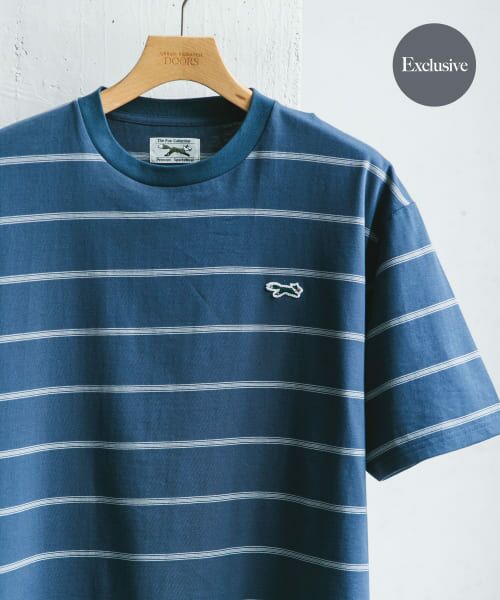 URBAN RESEARCH DOORS/アーバンリサーチ ドアーズ 『別注』PENNEYS×DOORS THE FOX 天竺ショートスリーブTシャツ BLUxGRG L URBAN RESEARCH DOORS/アーバンリサーチ ドアーズ 『別注』PENNEYS×DOORS THE FOX 天竺ショートスリーブTシャツ BLUxGRG L