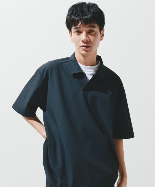 URBAN RESEARCH DOORS/アーバンリサーチ ドアーズ 『UR TECH』サマシェア ポロシャツ CHARCOAL M URBAN RESEARCH DOORS/アーバンリサーチ ドアーズ 『UR TECH』サマシェア ポロシャツ CHARCOAL M