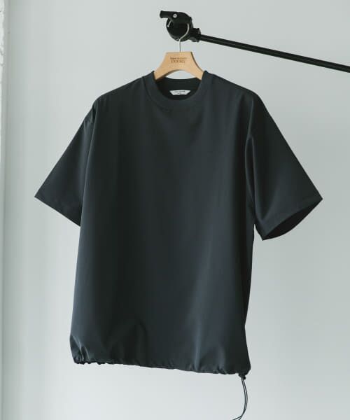 URBAN RESEARCH DOORS/アーバンリサーチ ドアーズ 『吸水速乾/UVカット/防シワ』ダブルクロス ストレッチプルオーバー CHARCOAL L URBAN RESEARCH DOORS/アーバンリサーチ ドアーズ 『吸水速乾/UVカット/防シワ』ダブルクロス ストレッチプルオーバー CHARCOAL L