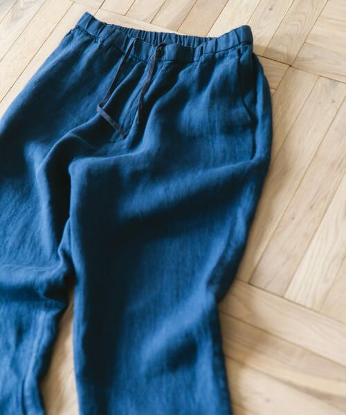 URBAN RESEARCH DOORS/アーバンリサーチ ドアーズ 『XLサイズ/WEB限定』ツイルリネン イージートラウザー INDIGO S URBAN RESEARCH DOORS/アーバンリサーチ ドアーズ 『XLサイズ/WEB限定』ツイルリネン イージートラウザー INDIGO S