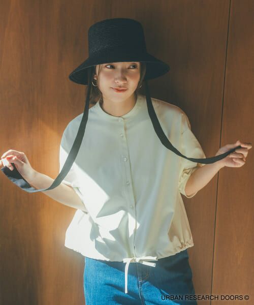 URBAN RESEARCH DOORS/アーバンリサーチ ドアーズ 『仁村紗和さん着用』『UR TECH』サマシェアドロストブラウス OFF M URBAN RESEARCH DOORS/アーバンリサーチ ドアーズ 『仁村紗和さん着用』『UR TECH』サマシェアドロストブラウス OFF M