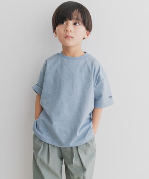 URBAN RESEARCH DOORS/アーバンリサーチ ドアーズ 『吸水速乾/接触冷感/イージーケア』『親子リンク』クイックドライショートスリーブTシャツ(KIDS) BLUE 150 URBAN RESEARCH DOORS/アーバンリサーチ ドアーズ 『吸水速乾/接触冷感/イージーケア』『親子リンク』クイックドライショートスリーブTシャツ(KIDS) BLUE 150