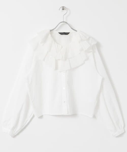 URBAN RESEARCH DOORS/アーバンリサーチ ドアーズ mizuiro ind doublefrill collarsshirts off white one URBAN RESEARCH DOORS/アーバンリサーチ ドアーズ mizuiro ind doublefrill collarsshirts off white one