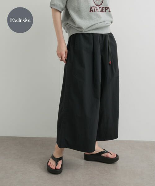 URBAN RESEARCH DOORS/アーバンリサーチ ドアーズ 『別注』Gramicci ガウチョパンツ BLACK one URBAN RESEARCH DOORS/アーバンリサーチ ドアーズ 『別注』Gramicci ガウチョパンツ BLACK one