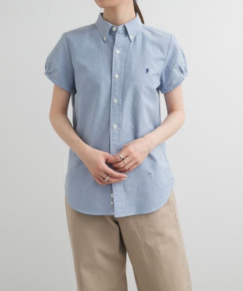 URBAN RESEARCH DOORS/アーバンリサーチ ドアーズ GYMPHLEX FRENCH SLEEVE SHIRTS BLUE 14 URBAN RESEARCH DOORS/アーバンリサーチ ドアーズ GYMPHLEX FRENCH SLEEVE SHIRTS BLUE 14