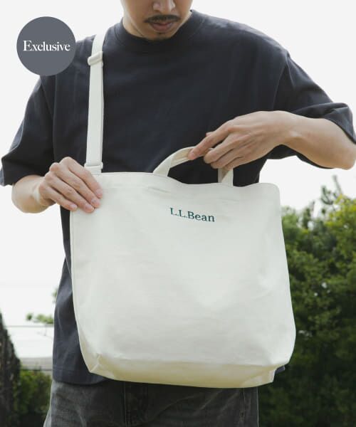 URBAN RESEARCH DOORS/アーバンリサーチ ドアーズ 『別注』L.L.Bean×DOORS Shoulder Strap Tote L Natural one URBAN RESEARCH DOORS/アーバンリサーチ ドアーズ 『別注』L.L.Bean×DOORS Shoulder Strap Tote L Natural one