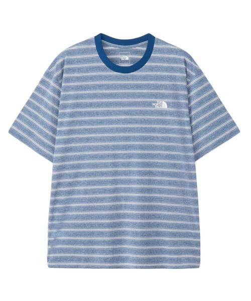 URBAN RESEARCH DOORS/アーバンリサーチ ドアーズ THE NORTH FACE Short-Sleeve Free Run Border Crew OB L URBAN RESEARCH DOORS/アーバンリサーチ ドアーズ THE NORTH FACE Short-Sleeve Free Run Border Crew OB L