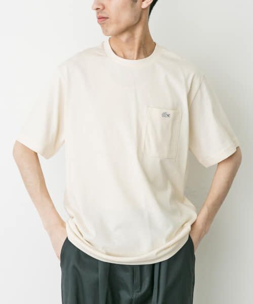 URBAN RESEARCH DOORS/アーバンリサーチ ドアーズ LACOSTE アウトラインクロックポケットTシャツ ECRU 5 URBAN RESEARCH DOORS/アーバンリサーチ ドアーズ LACOSTE アウトラインクロックポケットTシャツ ECRU 5