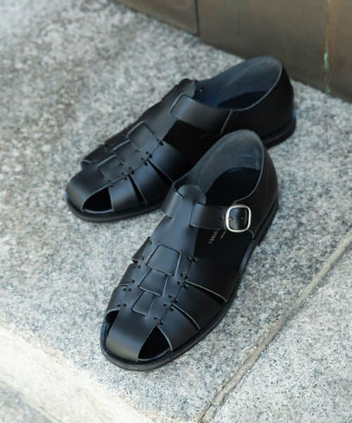 URBAN RESEARCH DOORS/アーバンリサーチ ドアーズ Made in Japan グルカサンダル BLACK M URBAN RESEARCH DOORS/アーバンリサーチ ドアーズ Made in Japan グルカサンダル BLACK M