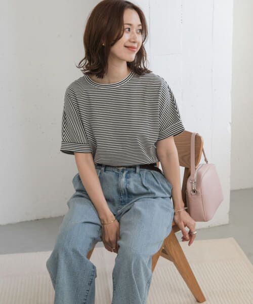 URBAN RESEARCH DOORS / アーバンリサーチ ドアーズ Tシャツ | 『UR TECH』コットンロールスリーブプルオーバー | 詳細10