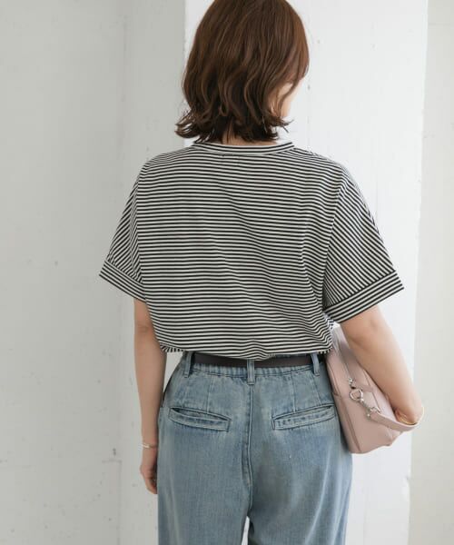URBAN RESEARCH DOORS / アーバンリサーチ ドアーズ Tシャツ | 『UR TECH』コットンロールスリーブプルオーバー | 詳細13