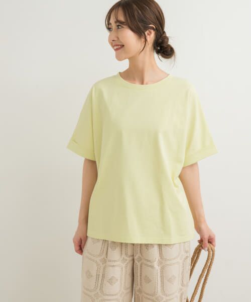URBAN RESEARCH DOORS / アーバンリサーチ ドアーズ Tシャツ | 『UR TECH』コットンロールスリーブプルオーバー | 詳細18