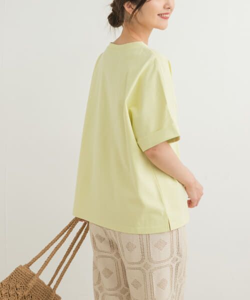URBAN RESEARCH DOORS / アーバンリサーチ ドアーズ Tシャツ | 『UR TECH』コットンロールスリーブプルオーバー | 詳細19