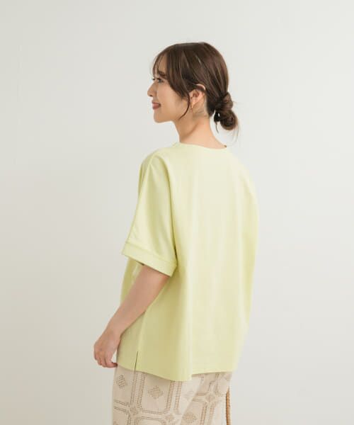 URBAN RESEARCH DOORS / アーバンリサーチ ドアーズ Tシャツ | 『UR TECH』コットンロールスリーブプルオーバー | 詳細20