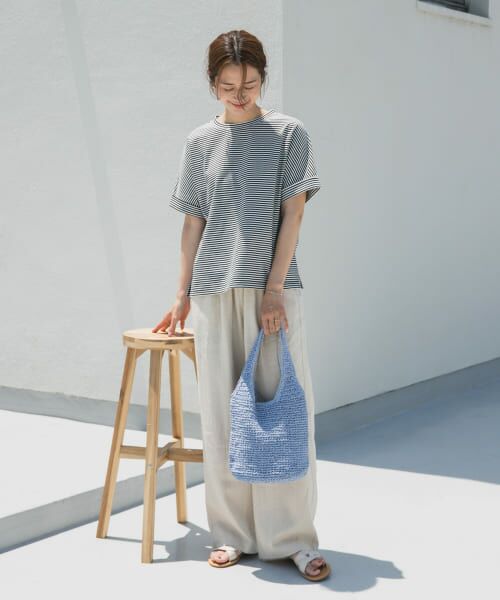 URBAN RESEARCH DOORS / アーバンリサーチ ドアーズ Tシャツ | 『UR TECH』コットンロールスリーブプルオーバー | 詳細3