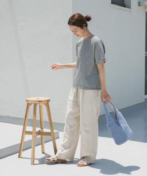 URBAN RESEARCH DOORS / アーバンリサーチ ドアーズ Tシャツ | 『UR TECH』コットンロールスリーブプルオーバー | 詳細4