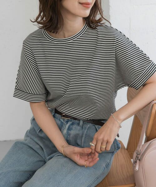 URBAN RESEARCH DOORS / アーバンリサーチ ドアーズ Tシャツ | 『UR TECH』コットンロールスリーブプルオーバー | 詳細5