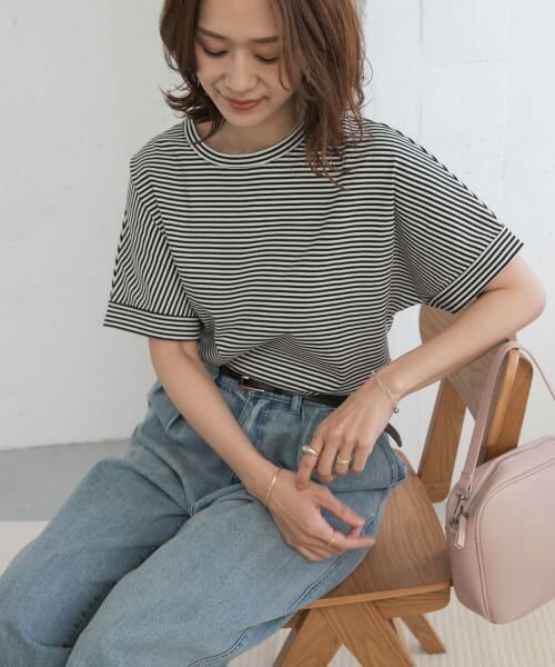 URBAN RESEARCH DOORS / アーバンリサーチ ドアーズ Tシャツ | 『UR TECH』コットンロールスリーブプルオーバー | 詳細6