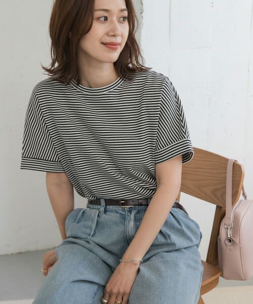 URBAN RESEARCH DOORS / アーバンリサーチ ドアーズ Tシャツ | 『UR TECH』コットンロールスリーブプルオーバー | 詳細8