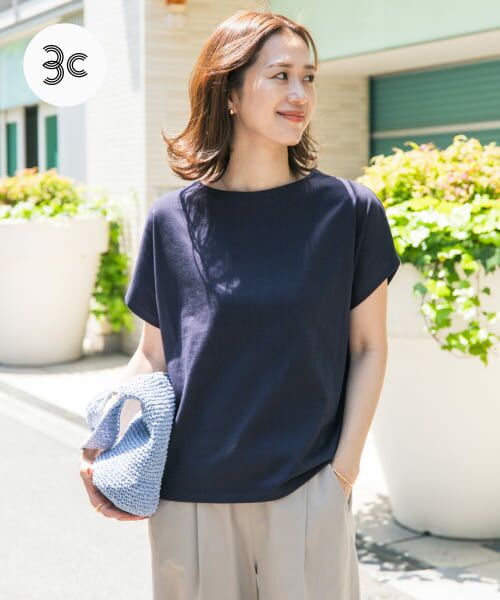 URBAN RESEARCH DOORS/アーバンリサーチ ドアーズ ドライコットンボートネックプルオーバー NAVY M URBAN RESEARCH DOORS/アーバンリサーチ ドアーズ ドライコットンボートネックプルオーバー NAVY M