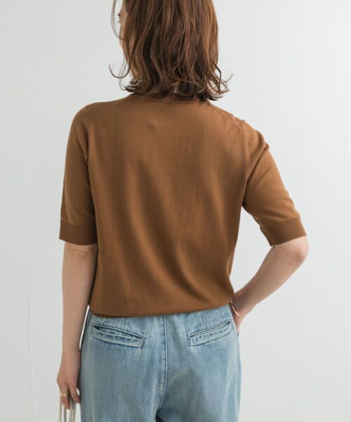 URBAN RESEARCH DOORS / アーバンリサーチ ドアーズ ニット・セーター | 『UR TECH ひやサラクール』コットンハーフスリーブKNIT | 詳細12