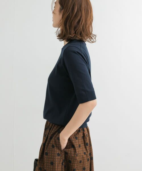URBAN RESEARCH DOORS / アーバンリサーチ ドアーズ ニット・セーター | 『UR TECH ひやサラクール』コットンハーフスリーブKNIT | 詳細27