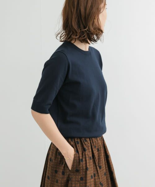 URBAN RESEARCH DOORS / アーバンリサーチ ドアーズ ニット・セーター | 『UR TECH ひやサラクール』コットンハーフスリーブKNIT | 詳細29