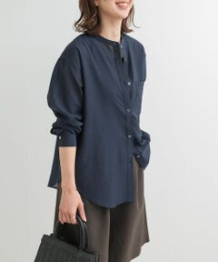 URBAN RESEARCH DOORS リネン2WAYフレンチタックブラウス BEIGE