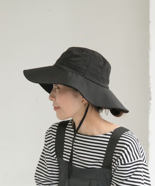 URBAN RESEARCH DOORS/アーバンリサーチ ドアーズ ウォッシャブルツバ広ハット BLACK one URBAN RESEARCH DOORS/アーバンリサーチ ドアーズ ウォッシャブルツバ広ハット BLACK one