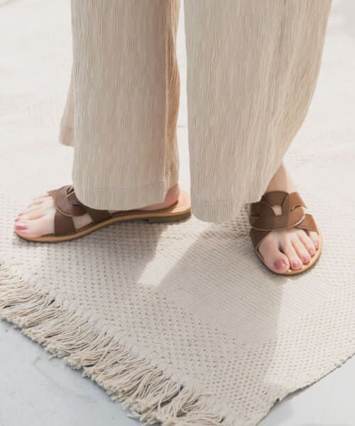 URBAN RESEARCH DOORS/アーバンリサーチ ドアーズ カッティングサンダル BROWN 36 URBAN RESEARCH DOORS/アーバンリサーチ ドアーズ カッティングサンダル BROWN 36