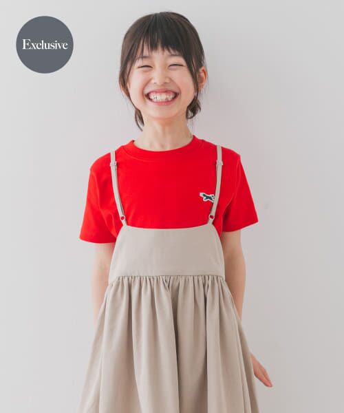 URBAN RESEARCH DOORS/アーバンリサーチ ドアーズ 『親子リンク』『別注』PENNEYS×DOORS THE FOX S/S TEE(KIDS) RED 105 URBAN RESEARCH DOORS/アーバンリサーチ ドアーズ 『親子リンク』『別注』PENNEYS×DOORS THE FOX S/S TEE(KIDS) RED 105