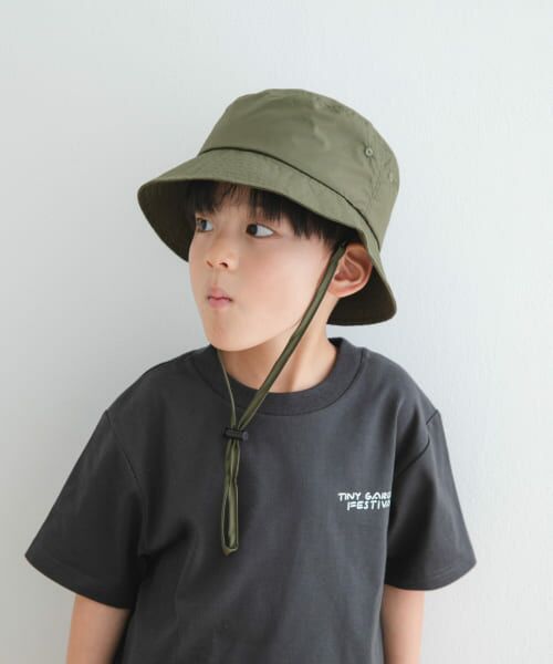 URBAN RESEARCH DOORS/アーバンリサーチ ドアーズ 『親子リンク』撥水タフタバケットハット(KIDS) KHAKI one URBAN RESEARCH DOORS/アーバンリサーチ ドアーズ 『親子リンク』撥水タフタバケットハット(KIDS) KHAKI one