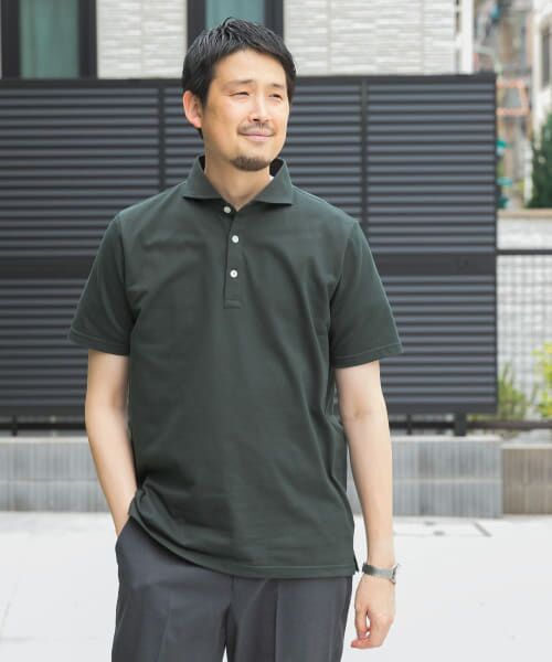セール】 『吸水速乾』LIFE STYLE TAILOR カッタウェイ半袖プル