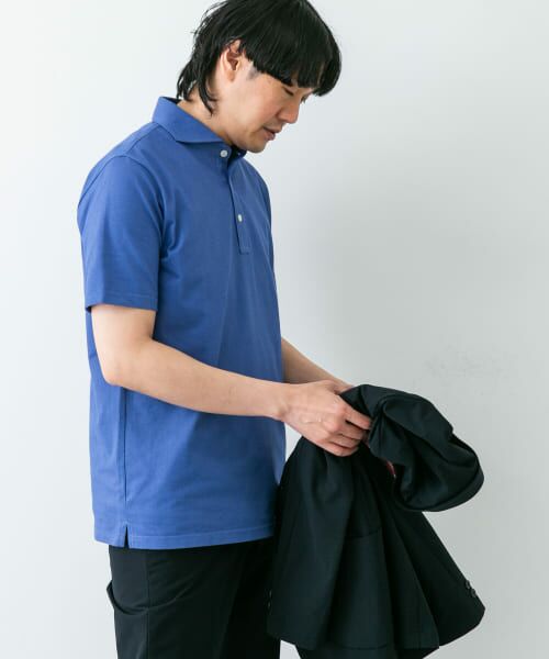 セール】 『吸水速乾』LIFE STYLE TAILOR カッタウェイ半袖プル