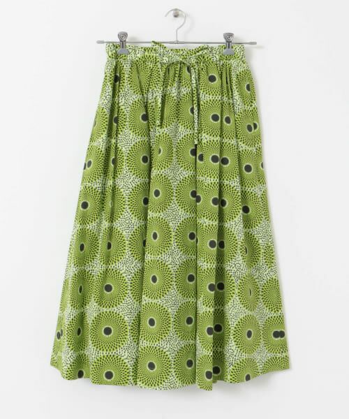 URBAN RESEARCH DOORS/アーバンリサーチ ドアーズ Le GLAZIK TUCK GATHERED SKIRT LIME 36 URBAN RESEARCH DOORS/アーバンリサーチ ドアーズ Le GLAZIK TUCK GATHERED SKIRT LIME 36