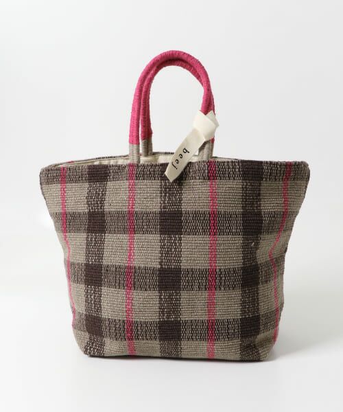 URBAN RESEARCH DOORS/アーバンリサーチ ドアーズ beej recycle c woven totebag Pink one URBAN RESEARCH DOORS/アーバンリサーチ ドアーズ beej recycle c woven totebag Pink one
